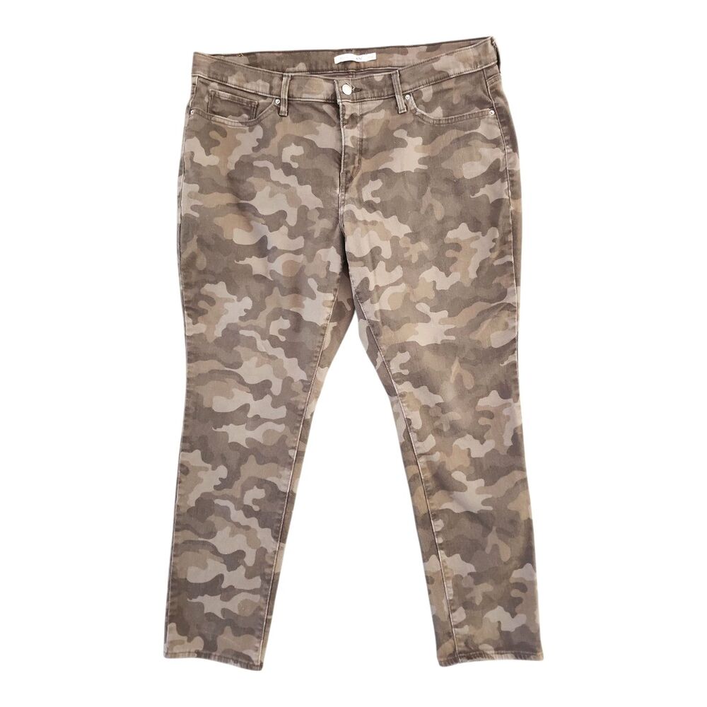 Levi’s 311 Shaping Skinny Jeans Women’s 18W Camouflage Stretch Streetwear Army